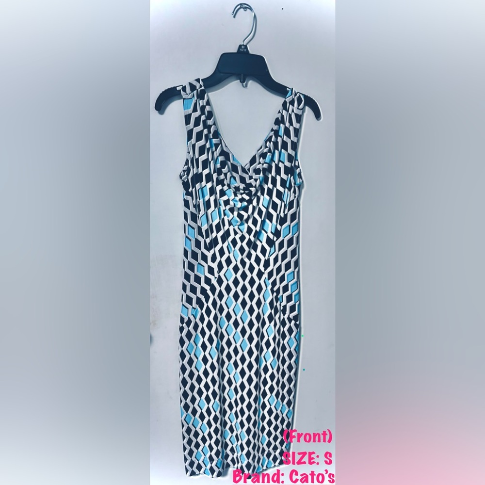 Cato's Geometric Print Dress